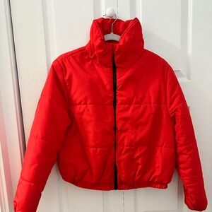 Red Puffer Jacket